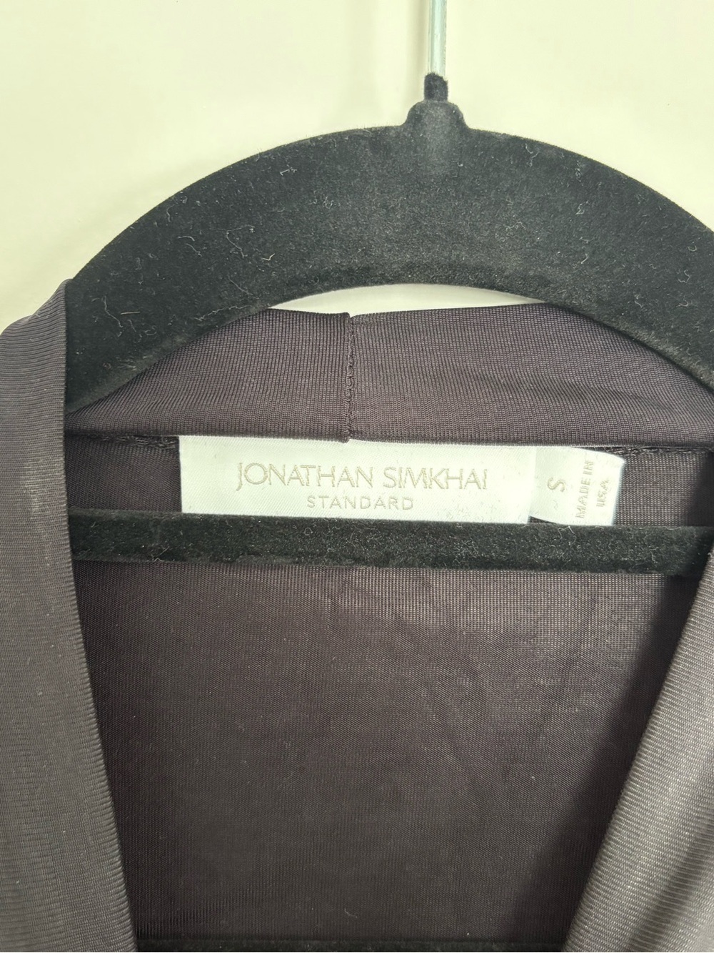 Jonathan Simkhai Black Mock Neck Cutout Short Sleeve Top DEAD STOCK - Picture 8 of 9